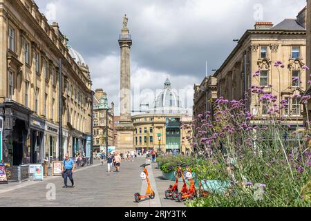 Le monument de Grey, Grey Street, Grainger Town, Newcastle-upon-Tyne, Tyne et Wear, Angleterre, Royaume-Uni Banque D'Images