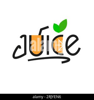 Illustration vectorielle moderne de logo orange frais. Logo en tranches d'orange fraîches. Icône de l'entreprise alimentaire. Concept de boissons de jus, fruits, commerce de légumes. Illustration de Vecteur