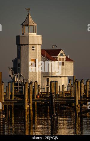 Leuchtturm Connecticut river   Old Saybrook, Connecticut, USA Banque D'Images