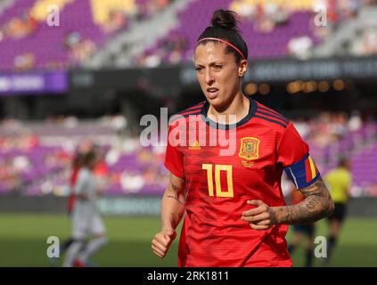 Orlando, États-Unis. 05 mars 2020. L'espagnole Jennifer Hermoso lors d'un match de la She Believe Cup contre le Japon au stade Exploria le 5 mars 2020, à Orlando, en Floride. (Photo Stephen M. Dowell/Orlando Sentinel/TNS/Sipa USA) crédit : SIPA USA/Alamy Live News Banque D'Images