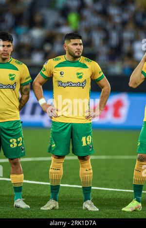 Rio, Brésil - 23 août 2023, joueur de xxxxxx dans le match entre Botafogo (BRA) vs DeBarbonaportivo Defensa y Justicia (ARG) par Sudamerica Cup, quart R. Banque D'Images