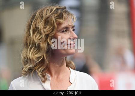 Angoulême, France. 23 août 2023. L'actrice belge Cecile de France pose lors d'un photocall pour le film Bonnard Pierre lors du 16e Festival du film d'Angoulême à Angoulême, dans l'ouest de la France, le 23 août 2023. Photo de Franck Castel/ABACAPRESS.COM crédit : Abaca Press/Alamy Live News Banque D'Images