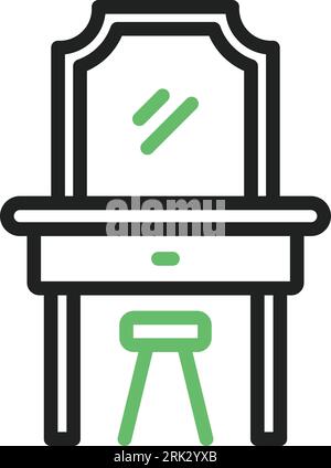 Image de l'icône de la table d'habillage. Illustration de Vecteur