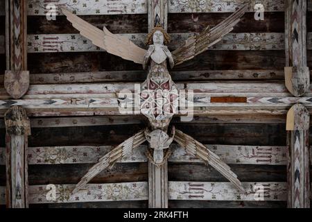 Toit d'ange Holy Trinity Church Blythburgh Suffolk Angleterre Banque D'Images