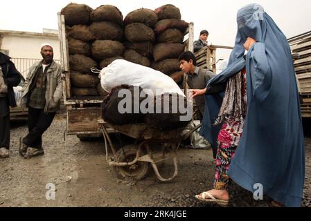 Bildnummer : 53637280 Datum : 01.12.2009 Copyright : imago/Xinhua (091201) -- KABOUL, 1 décembre 2009 (Xinhua) -- une femme afghane marche avec son aide donnée par le HCR dans un bidonville de Kaboul, capitale de l'Afghanistan, le 1 décembre 2009. Le HCR a commencé à fournir des articles d'hiver non alimentaires essentiels à quelque 200 000 000 personnes vulnérables dans tout l'Afghanistan dans le cadre d'un programme coordonné de préparation aux situations d'urgence face à l'hiver rigoureux. (Xinhua/Zabi Tamanna) (zj) (7)AFGHANISTAN-KABOUL-UNHCR-ASSISTANCE PUBLICATIONxNOTxINxCHN Gesellschaft Afghanistan kbdig xkg 2009 quer o0 Frau Burka Hilfsgüter Bildnummer 53637280 Date 0 Banque D'Images