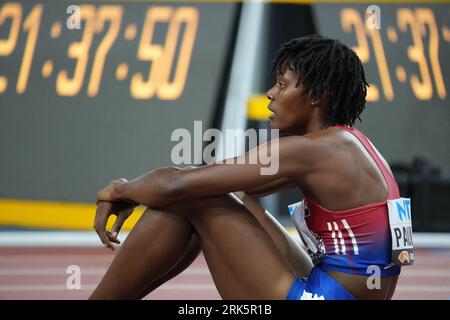 Budapest, Hongrie. 23 août 2023. Marileidy PAULINO de DOM final 400 mètres WOMENpendant les Championnats du monde d'athlétisme 2023 le 23 2023 août au Nemzeti Atletikai Kozpont à Budapest, Hongrie - photo Laurent Lairys/ABACAPRESS.COM crédit : Abaca Press/Alamy Live News Banque D'Images