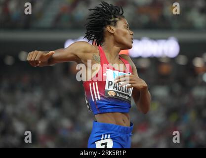 Budapest, Hongrie. 23 août 2023. Marileidy PAULINO de DOM final 400 mètres WOMENpendant les Championnats du monde d'athlétisme 2023 le 23 2023 août au Nemzeti Atletikai Kozpont à Budapest, Hongrie - photo Laurent Lairys/ABACAPRESS.COM crédit : Abaca Press/Alamy Live News Banque D'Images