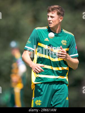 Radlett CC, 15 août 2023. Metro Bank One Day Cup - Middlesex vs Notts Outlaws Banque D'Images