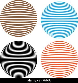 Jeu d'éléments radiaux. Arrière-plans Starburst ou Sunburst. Rayon, formes de faisceau. Illustration vectorielle. Bande de demi-teinte noire abstraite. Élément design tendance Illustration de Vecteur