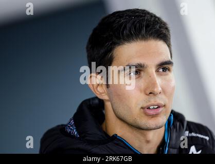 Zandvoort, pays-Bas. 24 août 2023. ZANDVOORT - Esteban Ocon (Alpine) sur le circuit de Zandvoort avant le Grand Prix de F1 des pays-Bas le 24 août 2023 à Zandvoort, pays-Bas. ANP SEM VAN DER WAL Banque D'Images