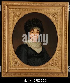 Portret van Geertruy van der Spelt 1818 by Cornelis Cels Stock Photo