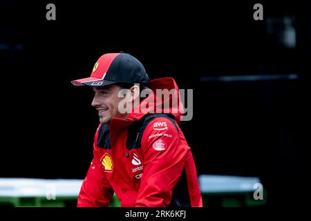 Zandvoort, pays-Bas. 24 août 2023. Charles Leclerc (mon) Ferrari. 24.08.2023. Formula 1 World Championship, Rd 14, Grand Prix des pays-Bas, Zandvoort, pays-Bas, journée de préparation. Le crédit photo doit se lire : XPB/Press Association Images. Crédit : XPB Images Ltd/Alamy Live News Banque D'Images