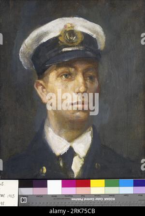 Lieutenant William Edward Sanders, 1883-1917, VC, DSO, RNR circa 1918 by Ambrose McEvoy Stock Photo