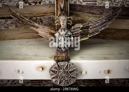 Toit d'ange Holy Trinity Church Blythburgh Suffolk Royaume-Uni Banque D'Images