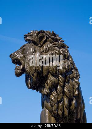 Maiwand Lion, Abbey Quarter, Reading, Berkshire, Angleterre, ROYAUME-UNI, GB. Banque D'Images