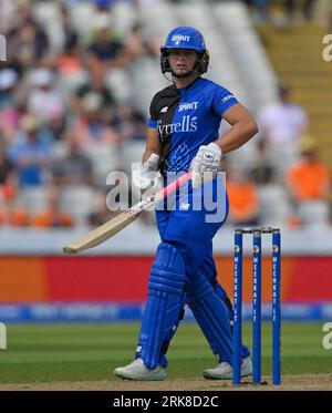 Birmingham 24 août : Danielle Gibson de Birmingham Phoenix en action lors du match des cent femmes entre Birmingham Phoenix et London Spirit à Edgbaston le 24 2023 août Birmingham Angleterre . Crédit : PATRICK ANTHONISZ/Alamy Live News Banque D'Images