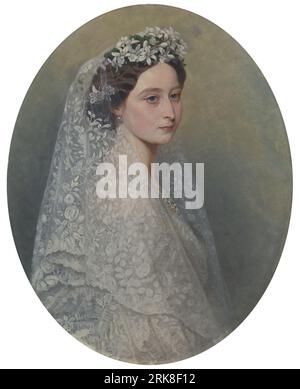 Princess Alice, Grand Duchess Louis of Hesse (1843-1878) 1862 by Georg Koberwein Stock Photo