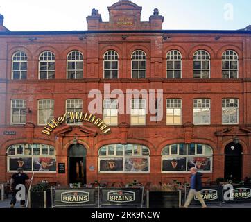 Maison publique du duc de Wellington, Hayes, Cardiff. Prise en août 2023. Banque D'Images