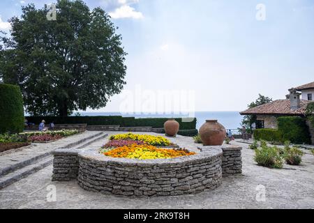 Balchik, Bulgarie - 22 août 2023. Jardin botanique à Balchik, célèbre attraction touristique en Bulgarie Banque D'Images