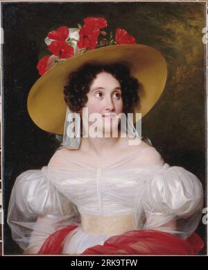 Portrait de madame Arachequesne 1831 par Louis Hersent Banque D'Images