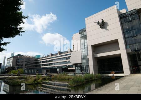 Roger Stevens Building, Université de Leeds, Royaume-Uni. Banque D'Images