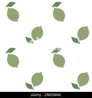 Modèle intégré de citrons. Vector illustration Banque D'Images