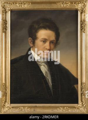 Karl August Nicander (1799-1839), auteur 1827 par Olof Johan Södermark Banque D'Images