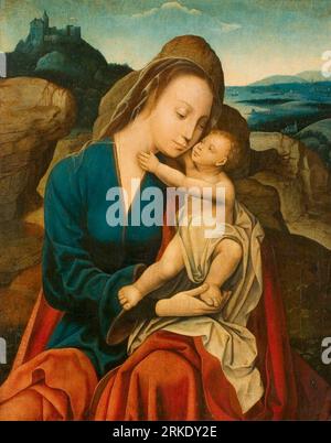 Madone et enfant vers 1525 par Maître de la Mansi Magdalen Banque D'Images