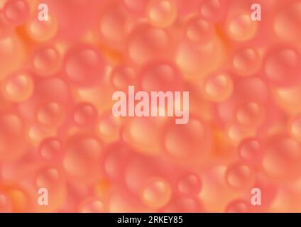 Corail vivant abstrait boules floues fond brillant. Conception vectorielle Illustration de Vecteur