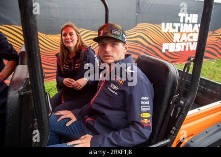 Zandvoort, Nederland. 24 août 2023. Zandvoort, pays-Bas, 24. Août 2023 ; Dutch Formula 1 Grand Prix #1, Max VERSTAPPEN, NDL, Oracle Red Bull Racing - photo et copyright par Leo VOGELZANG/ATP images (Leo Vogelzang/ATP/SPP) crédit : SPP Sport Press photo. /Alamy Live News Banque D'Images