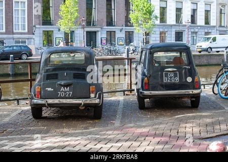 Vieille Fiat 500 Banque D'Images