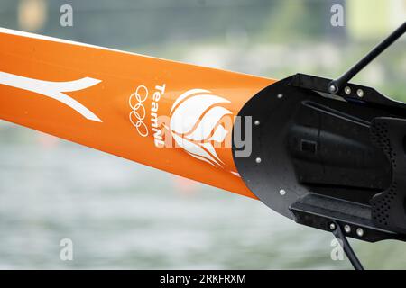 AMSTERDAM - entraînement ouvert des rameurs TeamNL dans les formations de coupe du monde sur l'Amsterdamse Bosbaan. AP SANDER KING crédit : ANP/Alamy Live News Banque D'Images