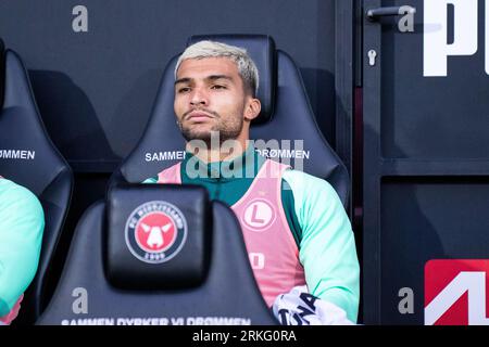 Herning, Danemark. 24 août 2023. Lindsay Rose de Legia Warszawa vue lors du match de qualification de l'UEFA Conference League entre le FC Midtjylland et Legia Warszawa au MCH Arena de Herning. (Crédit photo : Gonzales photo/Alamy Live News Banque D'Images