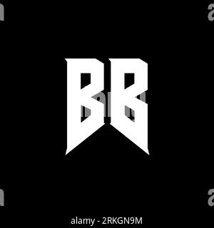 Design de logo BB Letter. Lettres initiales de l'icône du logo BB gaming pour les entreprises technologiques. Tech lettre BB modèle de conception de logo minimal. Lettre BB design v Illustration de Vecteur