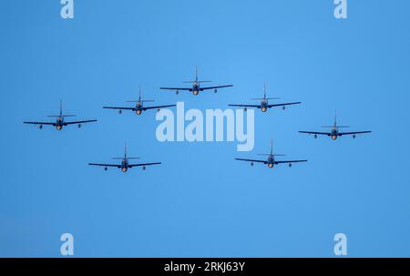 Fursan Al Emirat Display Team au Royal International Air Tattoo 2023 Banque D'Images