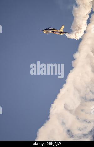 Fursan Al Emirat Display Team au Royal International Air Tattoo 2023 Banque D'Images