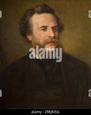 Portrait de Joseph Moore (1817-1892) entre 1860 et 1870 par William Thomas Roden Banque D'Images