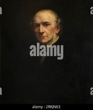 Portrait de William Ewart Gladstone (1809-1898) 1877 par William Thomas Roden Banque D'Images