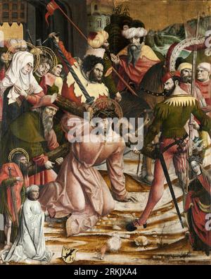 Christ portant la Croix après 1506 par Jörg Breu l'ancien Banque D'Images