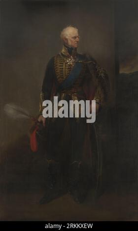 Maréchal Henry William Paget, 1e marquis d'Anglesey et 2e comte d'Uxbridge (1768-1854), Lord Lieutenant d'Irlande vers 1853 par Henry Richard graves Banque D'Images