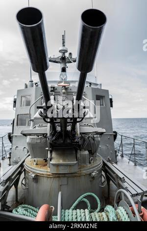 Navire de guerre - Torpedo Ship Kołobrzeg Banque D'Images