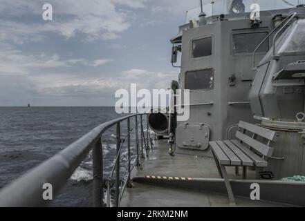 Navire de guerre - Torpedo Ship Kołobrzeg Banque D'Images