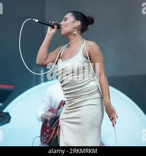 Raye au Victorious Festival 2023 à Portsmouth, Hampshire, Royaume-Uni, le 25 août 2023 Banque D'Images