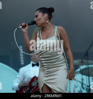 Raye au Victorious Festival 2023 à Portsmouth, Hampshire, Royaume-Uni, le 25 août 2023 Banque D'Images