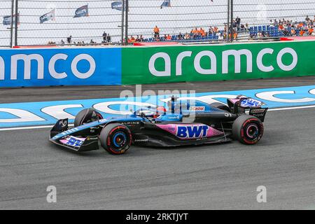 Esteban Ocon 31 (FRA), Alpine A523 lors de la FORMULE 1 HEINEKEN DUTCH GP au circuit CM.com Zandvoort, Zandvoort, pays-Bas le 25 août 2023 Banque D'Images