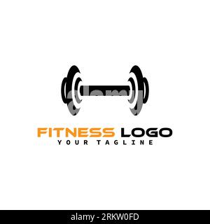 Vecteur d'icône d'haltère d'exercice. Icône d'haltère d'exercice plat tendance de la collection de gym et de fitness isolé sur fond blanc. Illustration vectorielle Illustration de Vecteur