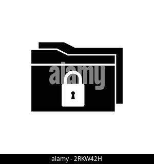 Icône de document isolée sur fond blanc. Symbole de dossier moderne, simple, vecteur, icône pour la conception de site Web, application mobile, interface utilisateur. Illustration vectorielle Illustration de Vecteur