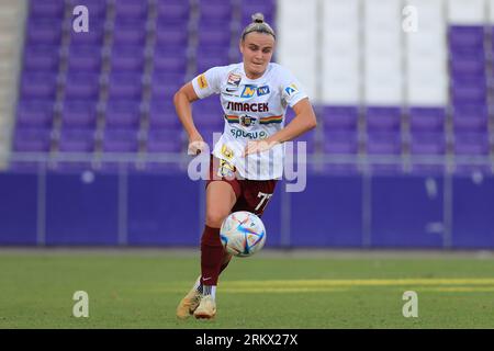 Diana Lemesova (77 SKN St Polten) en action lors du match Admiral Frauen Bundesliga Austria Wien vs St Polten au Viola Park (Tom Seiss/ SPP) crédit : SPP Sport Press photo. /Alamy Live News Banque D'Images