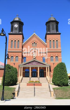 New Prague, États-Unis. 15 août 2023. St. Église Venceslas, New Prague (USA) crédit : Martin Weiser/CTK photo/Alamy Live News Banque D'Images