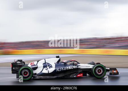 Liam Lawson AlphaTauri, (40) remplaçant Daniel Ricciardo 3 CM.com (AUS), AlphaTauri AT04 lors du GRAND PRIX NÉERLANDAIS DE FORMULE 1 2023 au circuit de Zandvoort, pays-Bas le 26 août 2023 Credit : Every second Media/Alamy Live News Banque D'Images